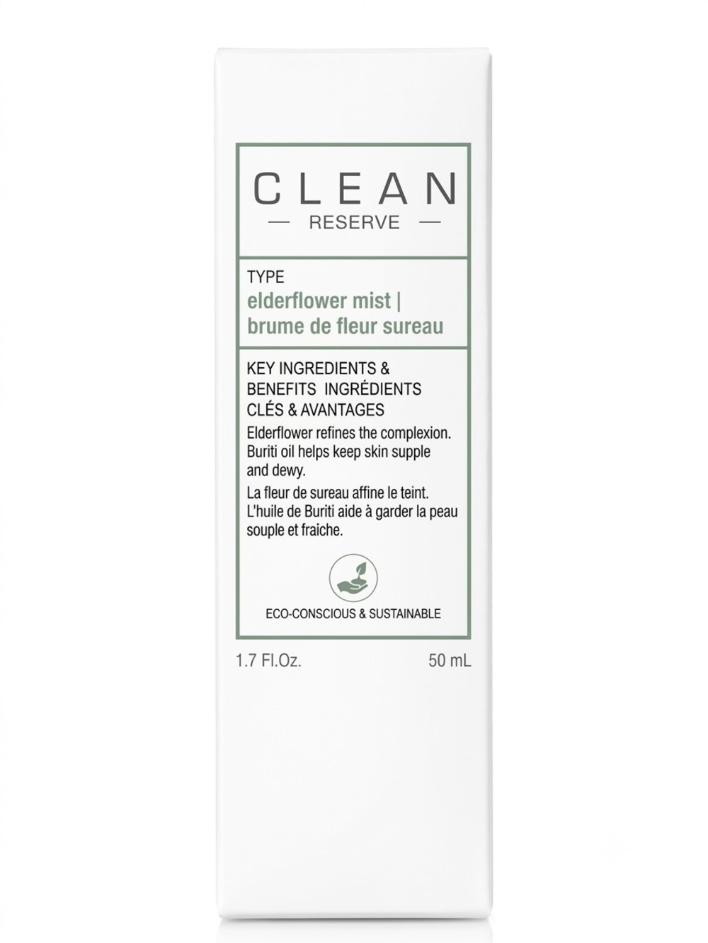 Clean Reserve Elderflower Mist Toner - White